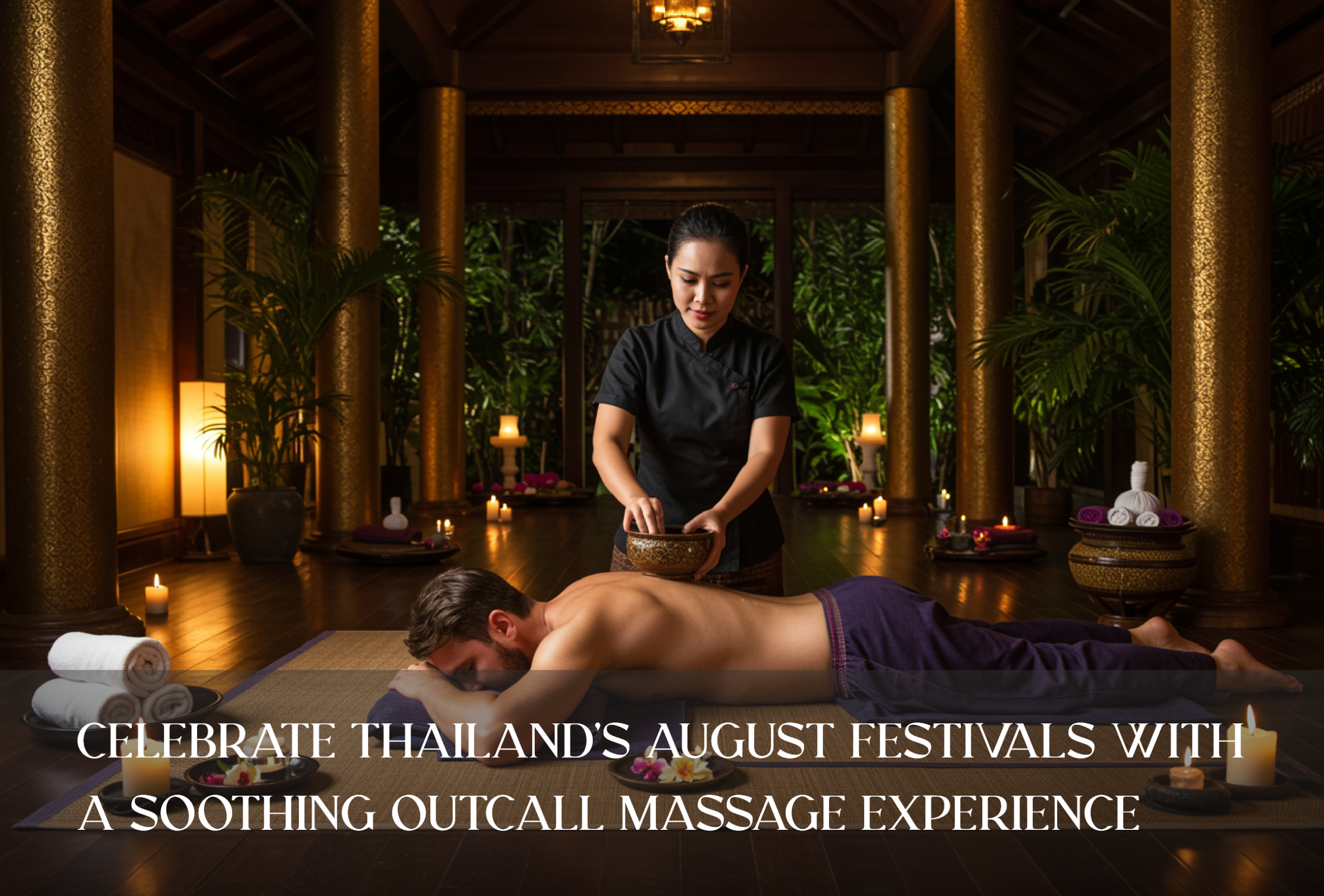 Celebrate Thailand’s August Festivals with a Soothing Outcall Massage Experience